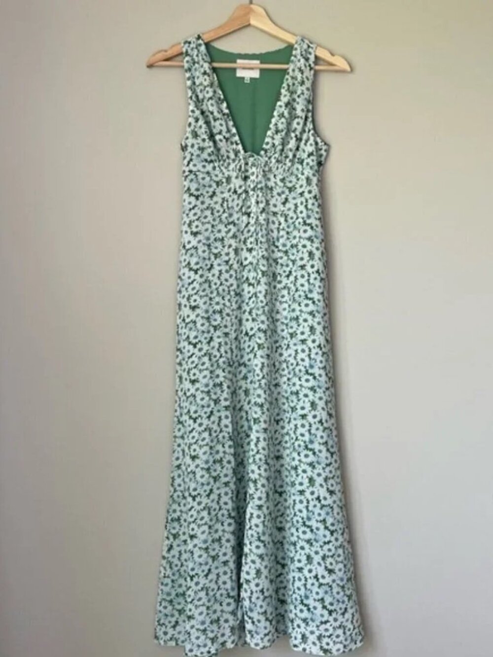 Reformation Ceara Midi Dress – Daisy Meadow Green Floral | Size 0 - Picture 10 of 13